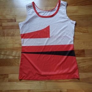 Vintage 60s 70s Mod Geometric Graphic Tank Top